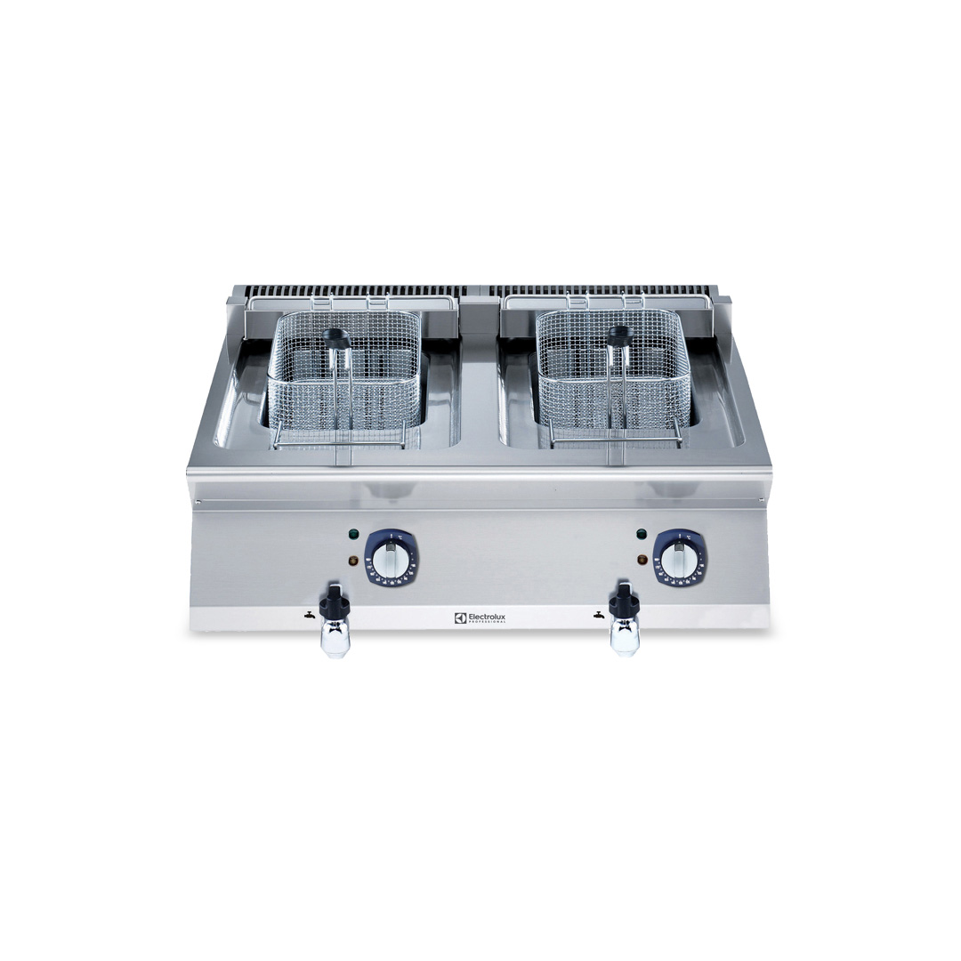 700XP 12L + 12L Double Pan Electric Bench Model Fryer 800mm | E7FREH2E00