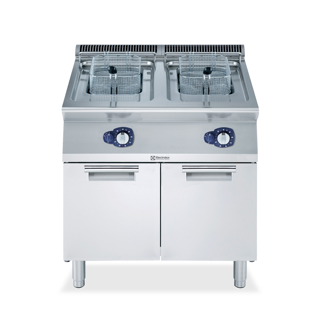 700XP 15L + 15L Double Pan Gas Fryer 800mm | E7FRGH2GF0