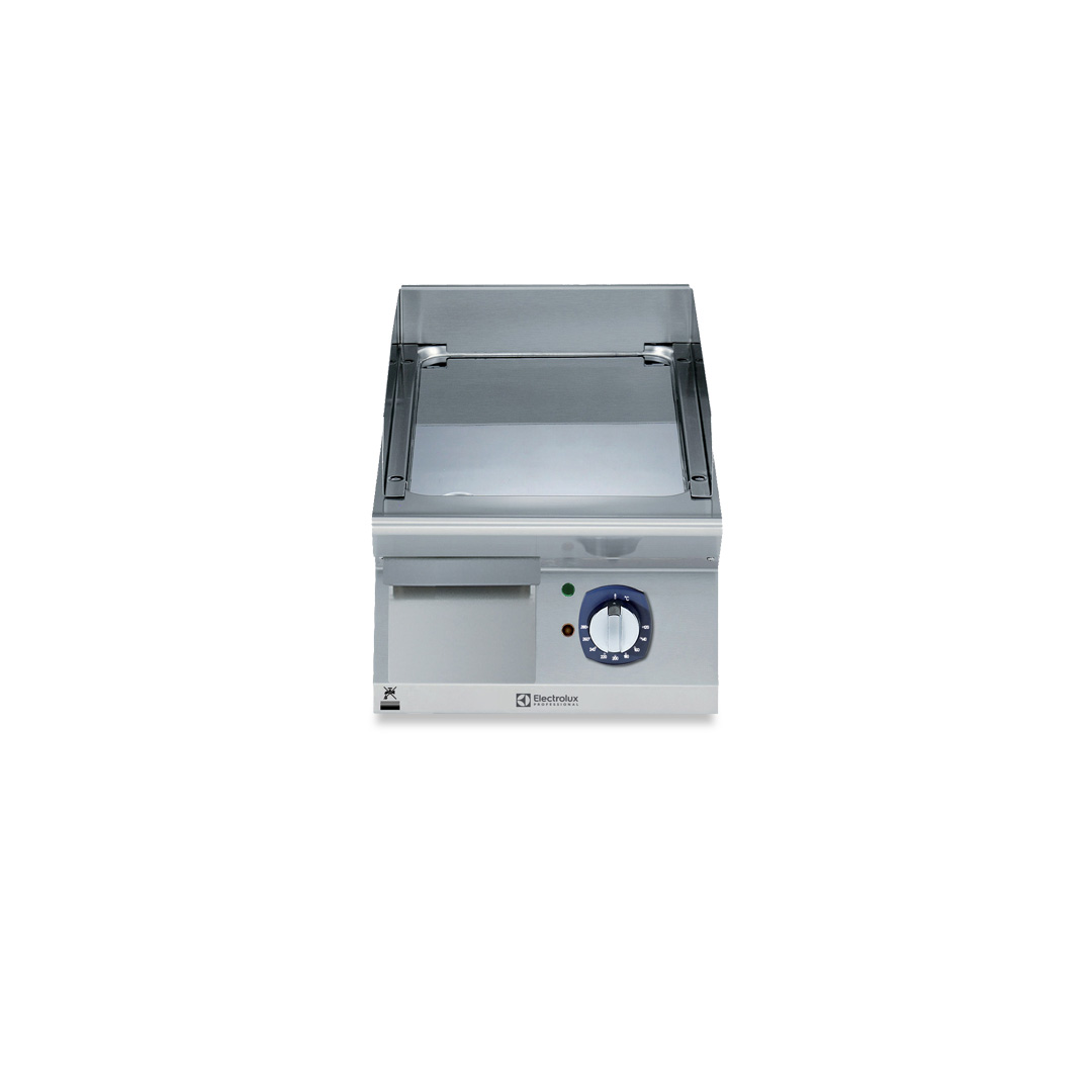 700XP Electric Griddle Plate with Smooth Polished Chrome Plate 400mm | E7FTEDCSI0