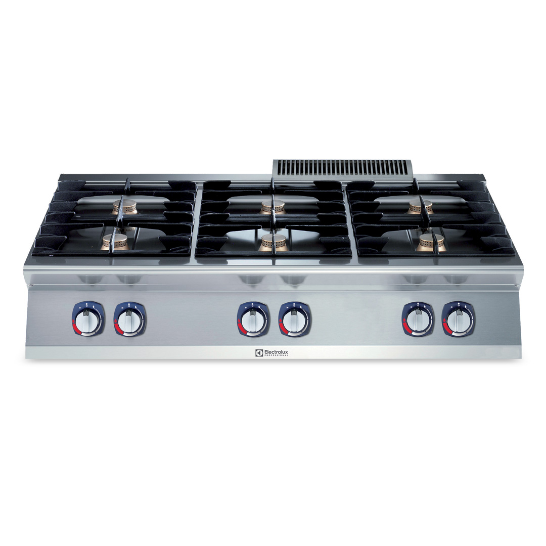 700XP 6 Burner Gas Cook Top 1200mm | E7GCGL6C0A