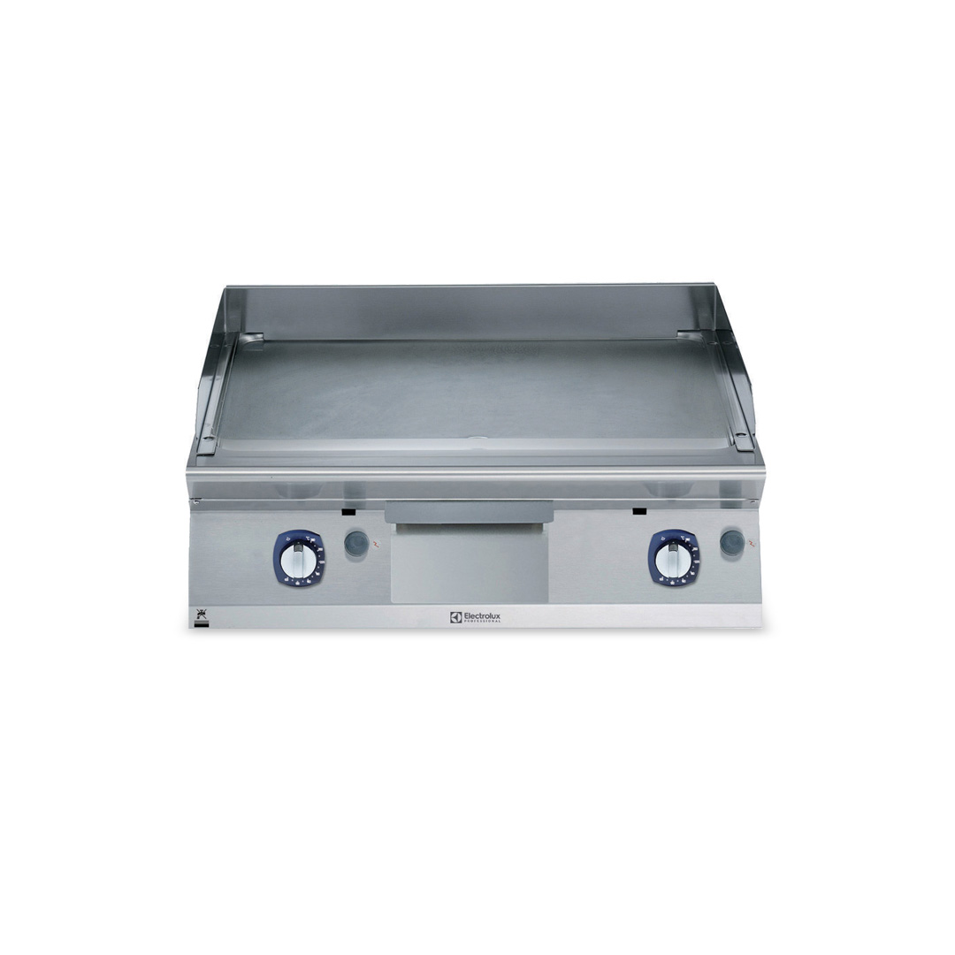 700XP Gas Griddle Plate with Smooth Brushed Chrome Plate 800mm | E7IIKAAOMEA