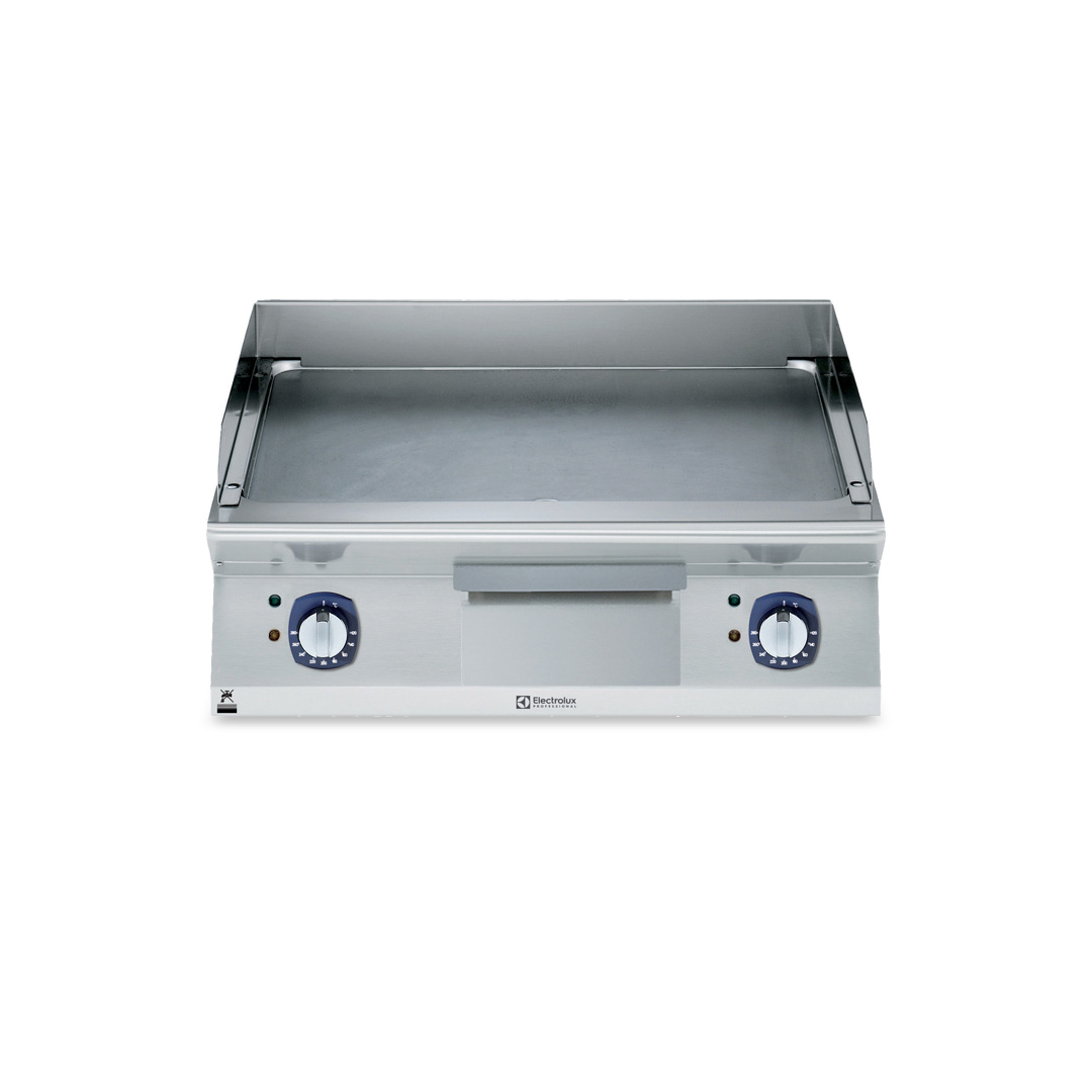 700XP Electric Griddle Plate with Smooth Brushed Chrome Plate 800mm | E7IIKDAOMEA