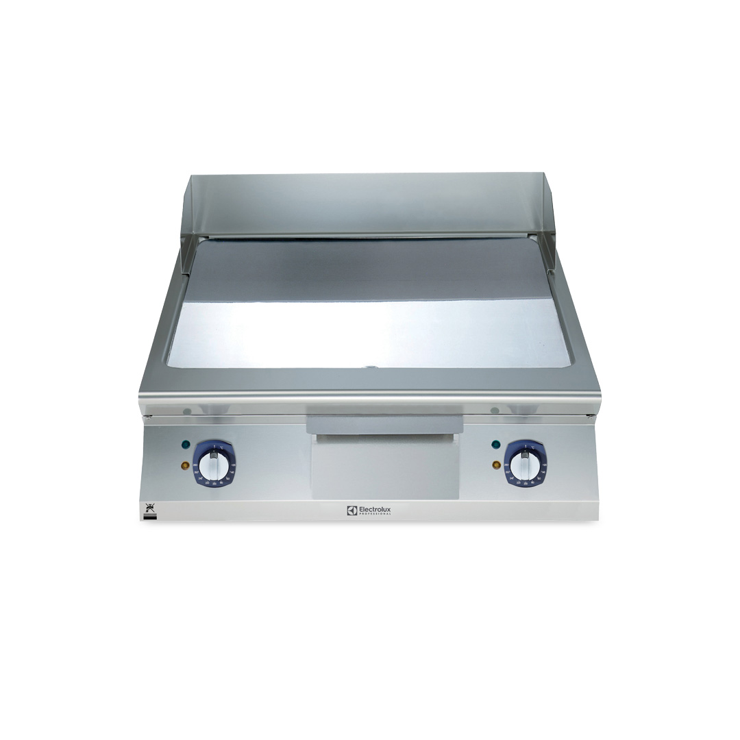 900XP Electric Griddle Plate with Smooth Polished Chrome Plate 800mm | E9FTEHCS00
