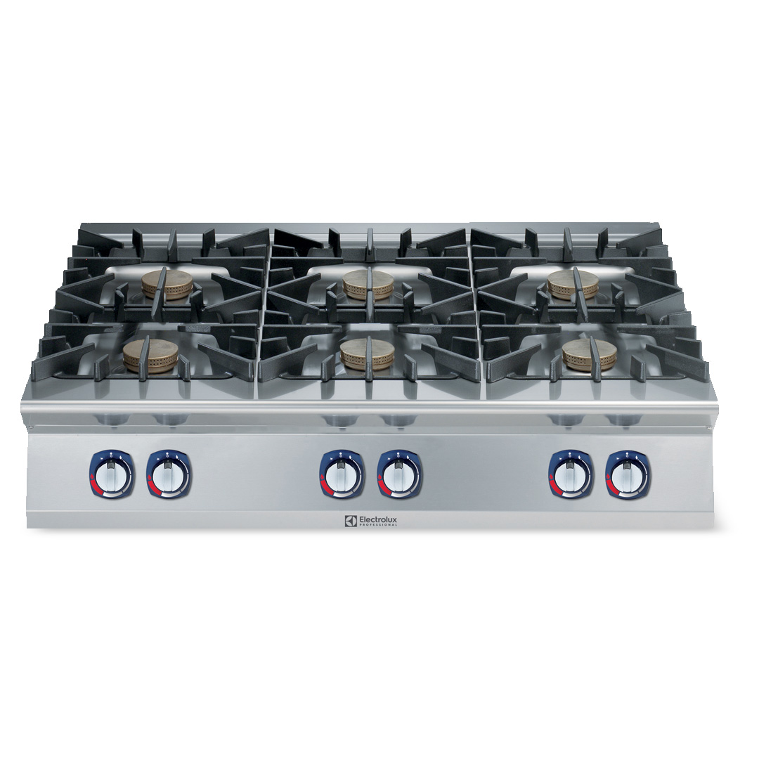 900XP 6 Burner Gas Cook Top 1200mm | E9GCGL6C0M