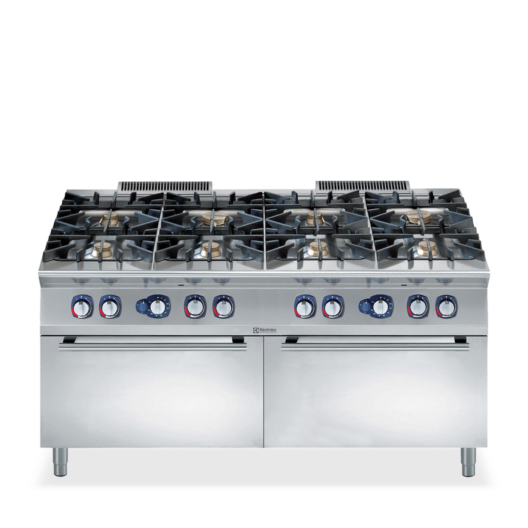 900XP 8 Burner Gas Range with Double Gas Oven 1600mm | E9GCGP8CGA