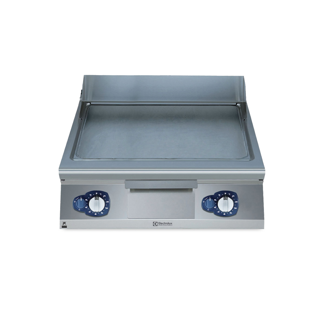 900XP Gas Griddle Plate with Smooth Brushed Chrome Plate 800mm | E9IINAAOMEA
