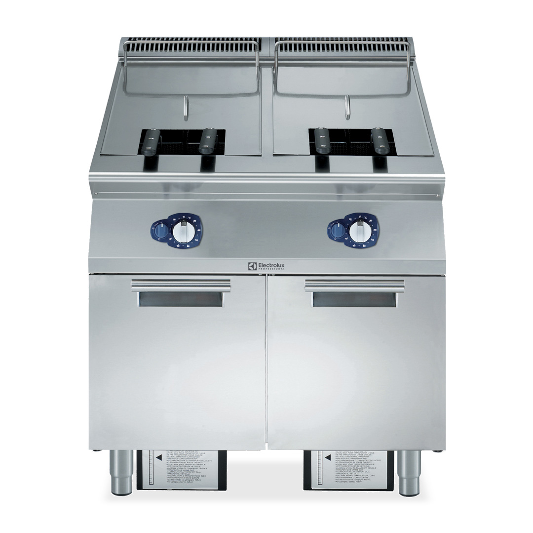 900XP 23L + 23L Double Pan Gas Fryer 800mm | E9KKGABAMEA