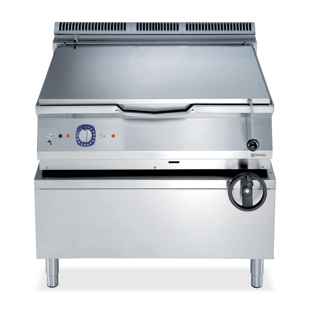 900XP 80L Gas Bratt Pan with Duomat Bottom and Manual Tilting | E9PPBSBAME