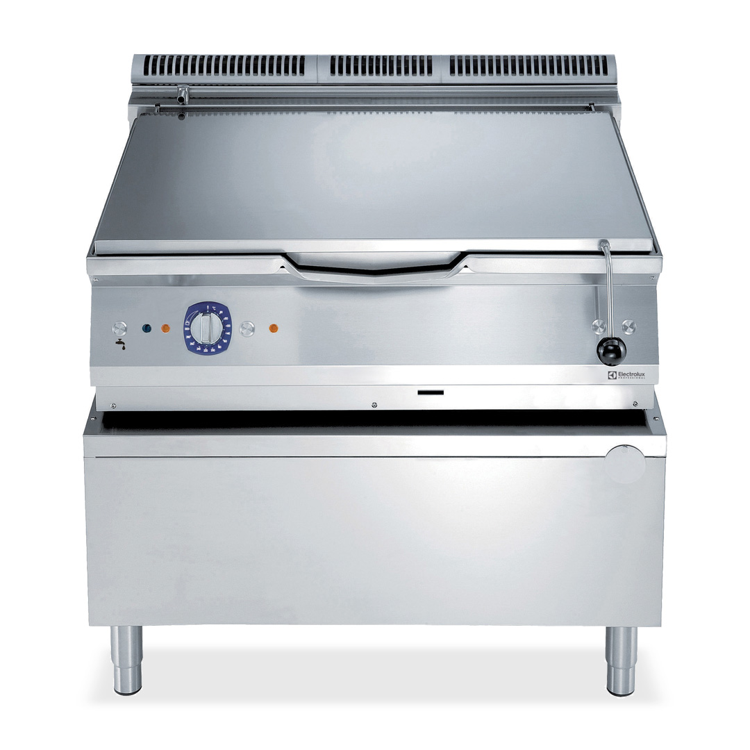 900XP 80L Gas Bratt Pan with Duomat Bottom and Electric Tilting | E9PPBSBAMED