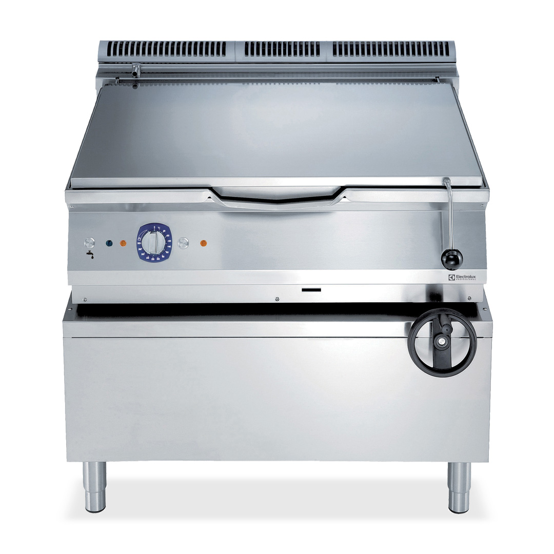 900XP 100L Gas Bratt Pan with Duomat Bottom and Manual Tilting | E9PPCSBAMG