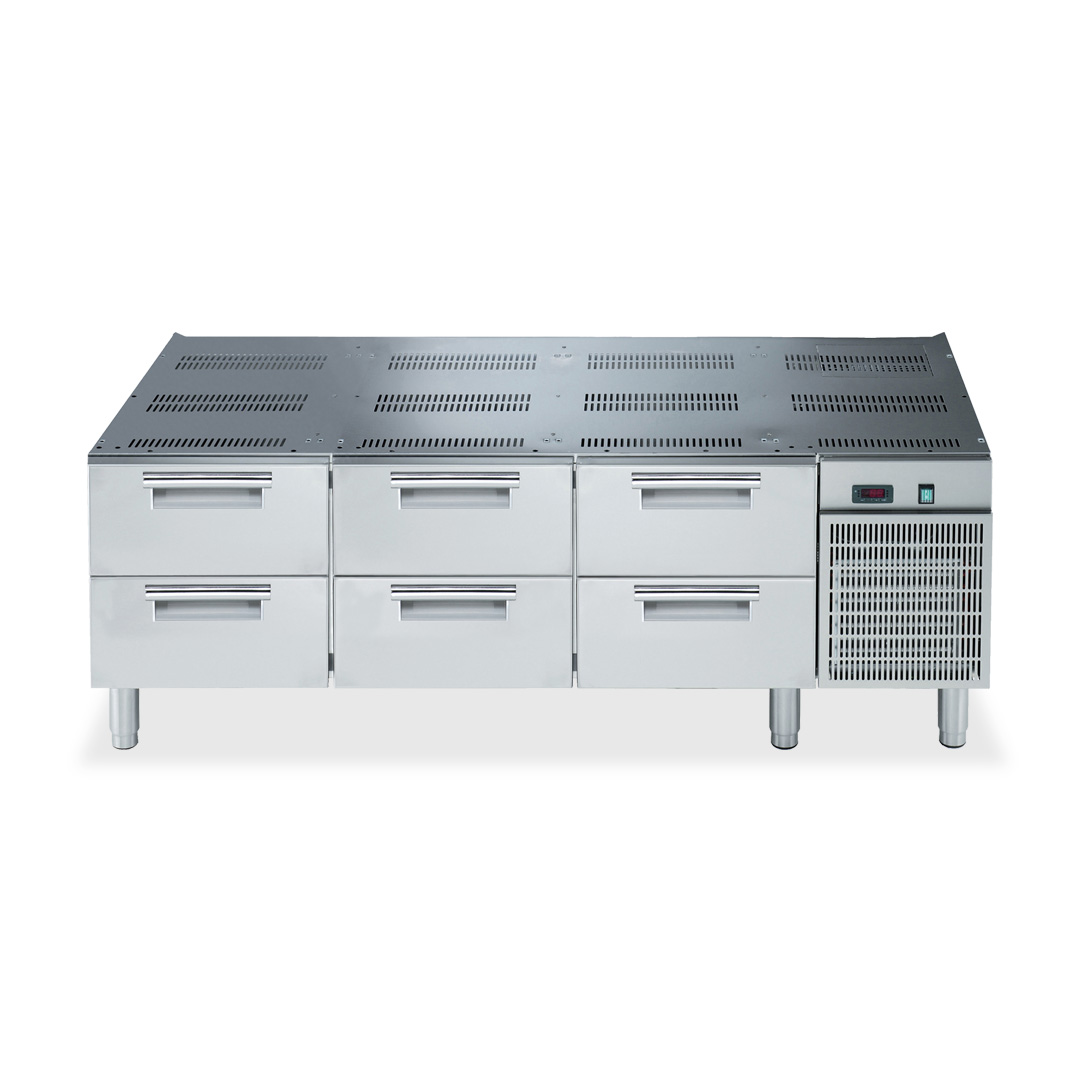 900XP Refrigerated Base with 6 Drawers 1600mm