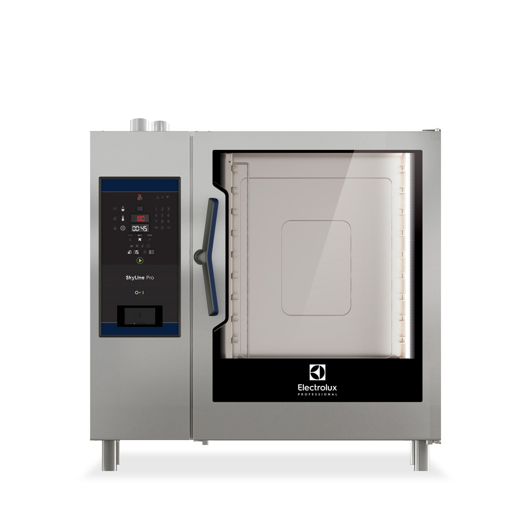 SKYLINE Pro 10 x 2/1GN Electric Direct Steam Combi Oven with Digital Controls | ECOE102C2S0