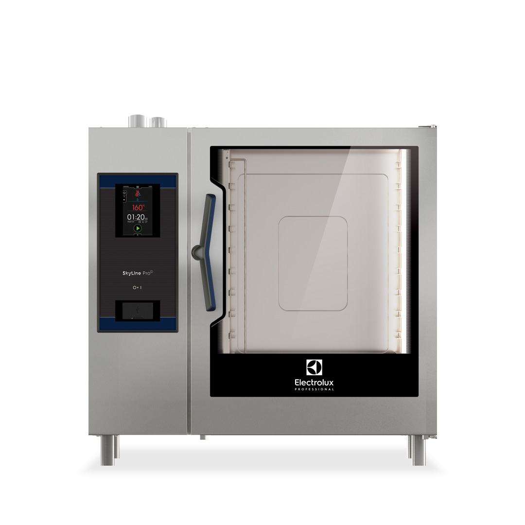 SKYLINE ProS 10 x 2/1GN Electric Direct Steam Combi Oven with Touch Controls | ECOE102K2S0