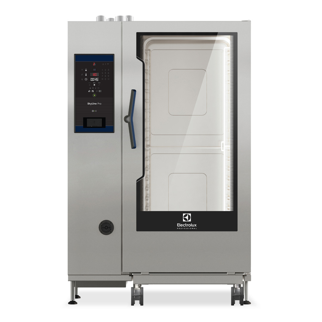 SKYLINE Pro 20 x 2/1GN Electric Direct Steam Combi Oven with Digital Controls | ECOE202C2S0