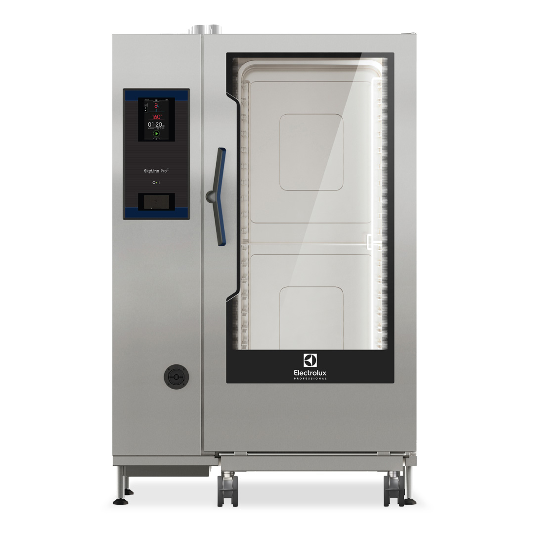 SKYLINE ProS 20 x 2/1GN Electric Direct Steam Combi Oven with Touch Controls | ECOE202K2S0