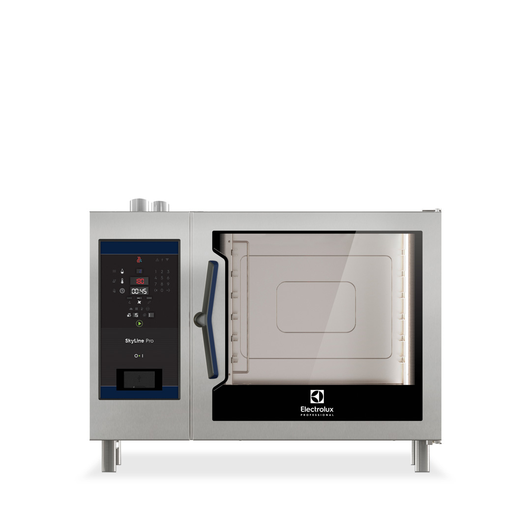 SKYLINE Pro 6 x 2/1GN Electric Direct Steam Combi Oven with Digital Controls | ECOE62C2S0