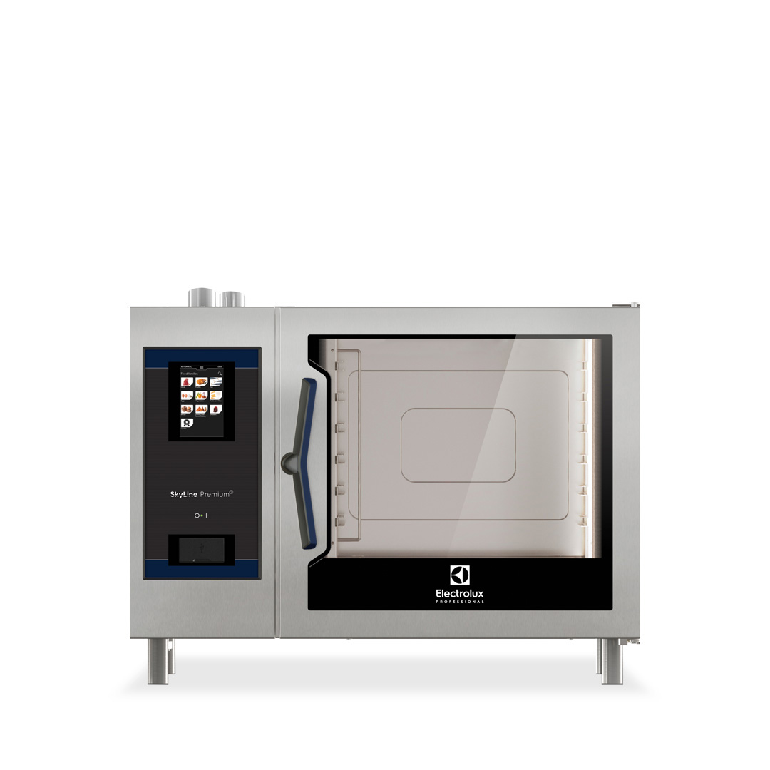 SKYLINE PremiumS 6 x 2/1GN Electric Combi Oven with AISI 316 Boiler and Touch Controls
