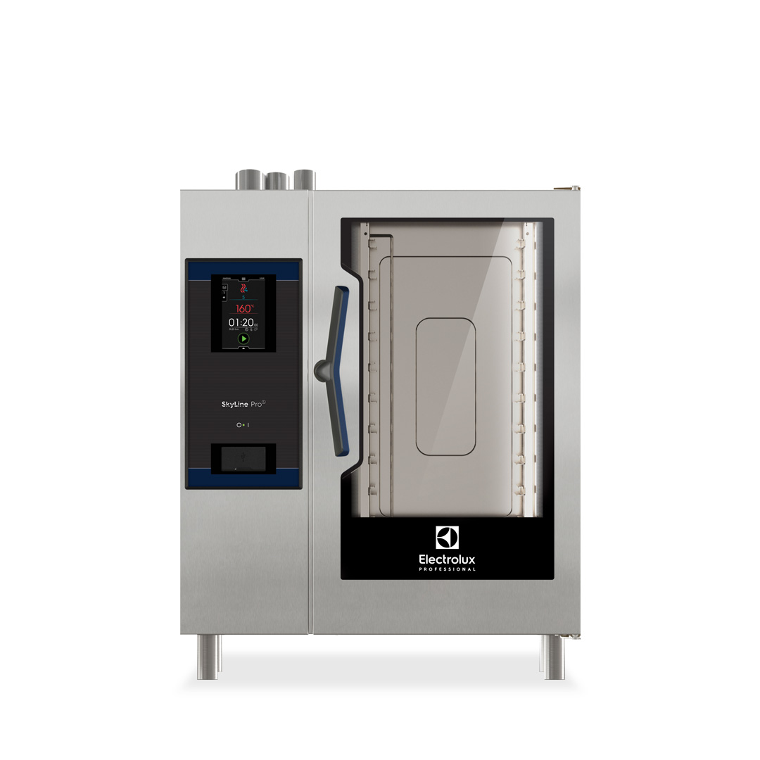 SKYLINE ProS 10 x 1/1GN Gas Direct Steam Combi Oven with Touch Controls | ECOG101K2U0