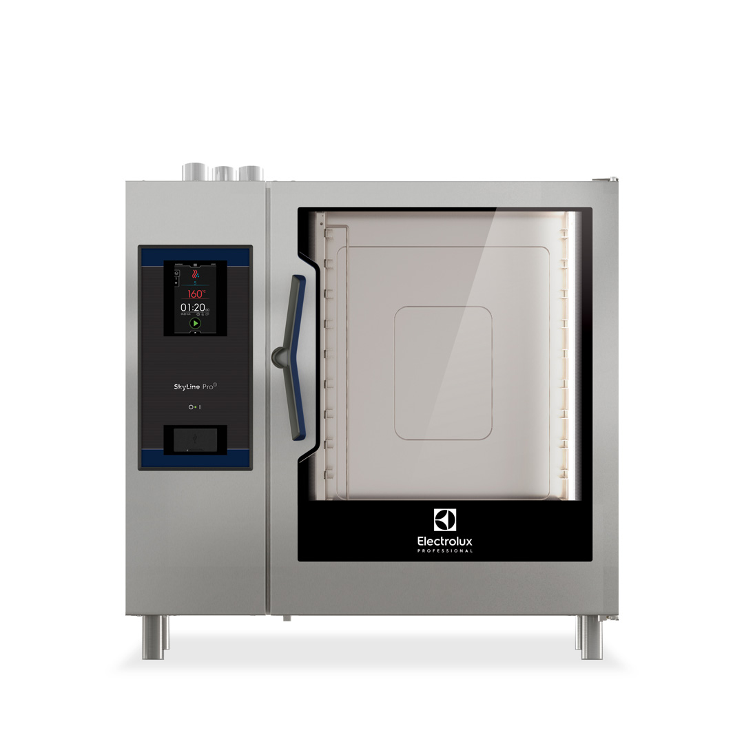 SKYLINE ProS 10 x 2/1GN Gas Direct Steam Combi Oven with Touch Controls | ECOG102K2U0