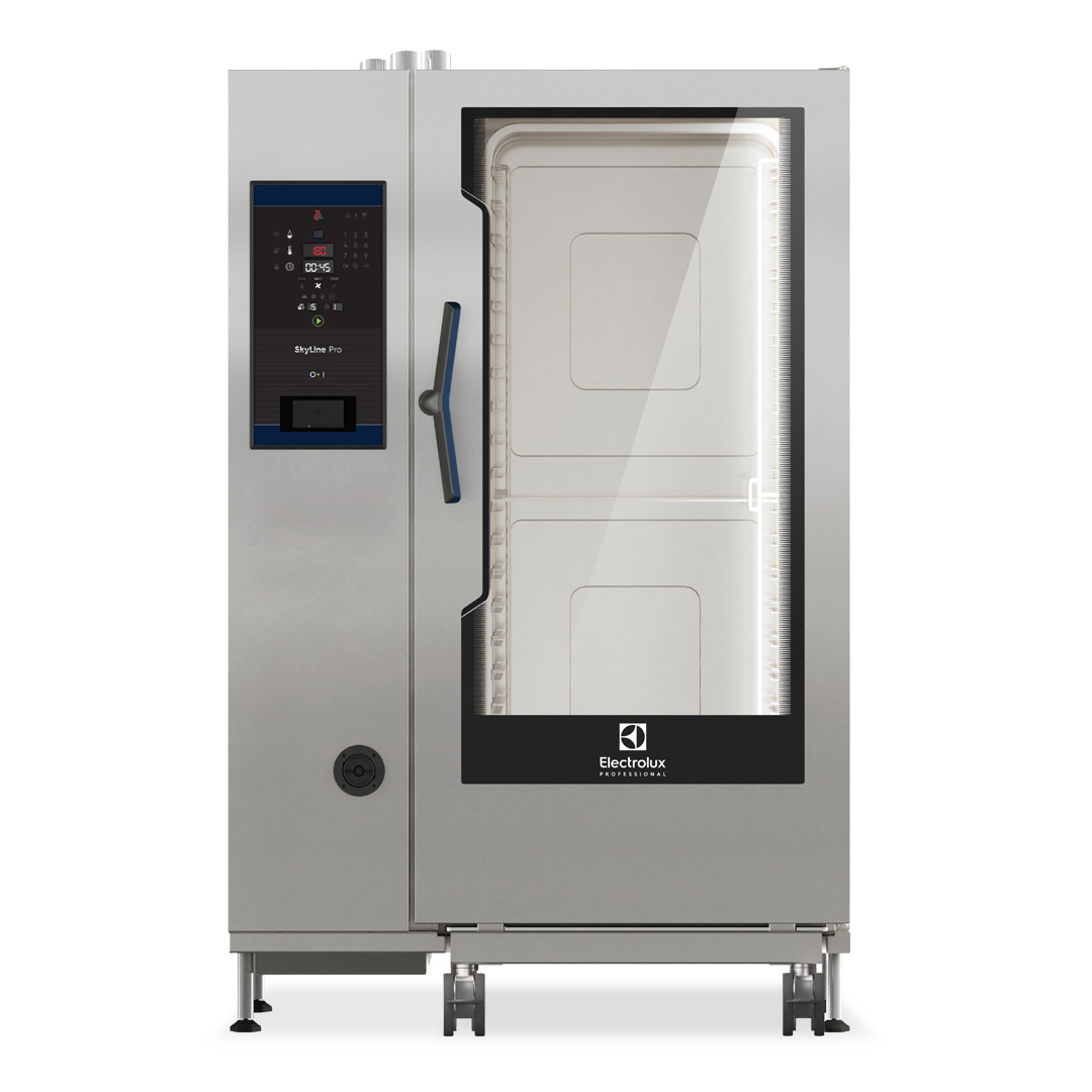 SKYLINE Pro 20 x 2/1GN Gas Direct Steam Combi Oven with Digital Controls | ECOG202C2U0