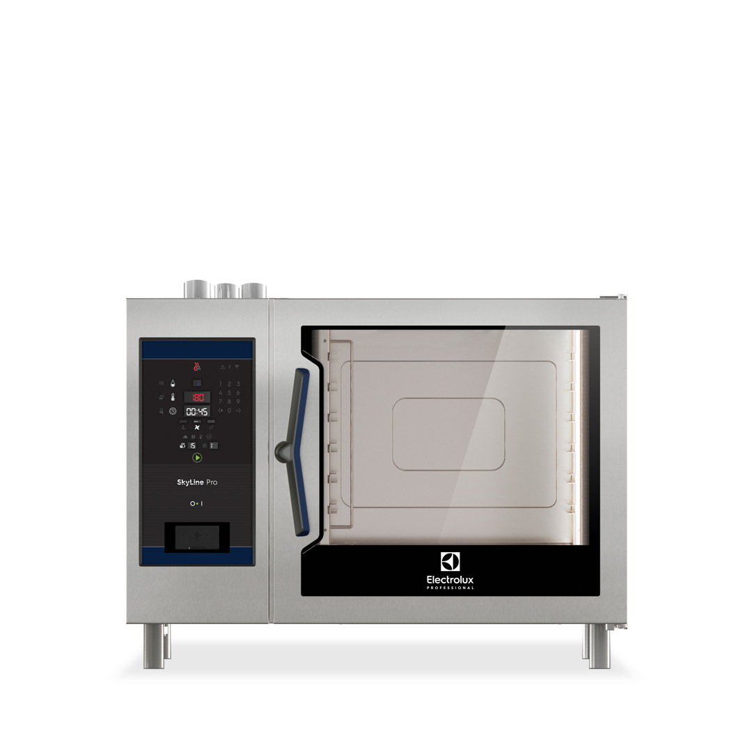 SKYLINE Pro 6 x 2/1GN Gas Direct Steam Combi Oven with Digital Controls | ECOG62C2U0