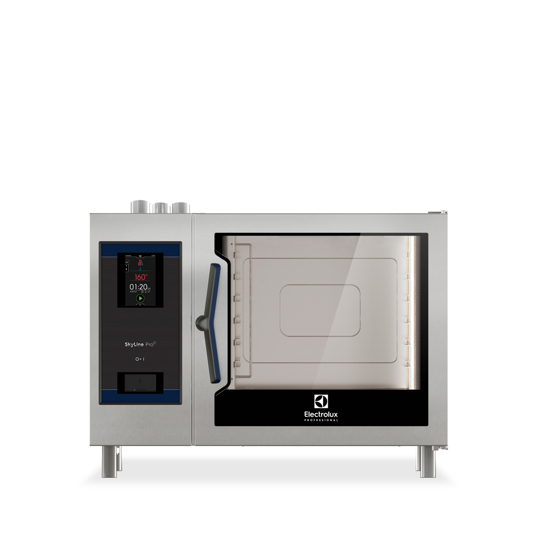 SKYLINE ProS 6 x 2/1GN Gas Direct Steam Combi Oven with Touch Controls | ECOG62K2U0