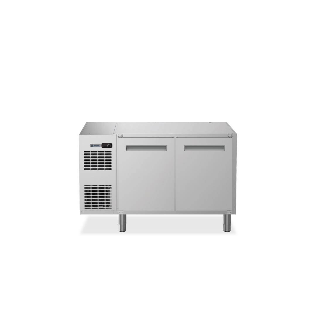 ecostore 2 Door Underbench Stainless Steel Refrigerator 163L