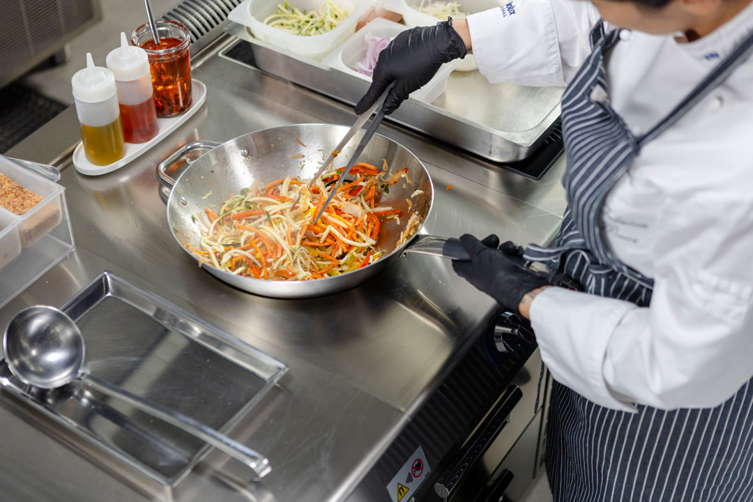 Electrolux Professional chef testing the XP series equipment