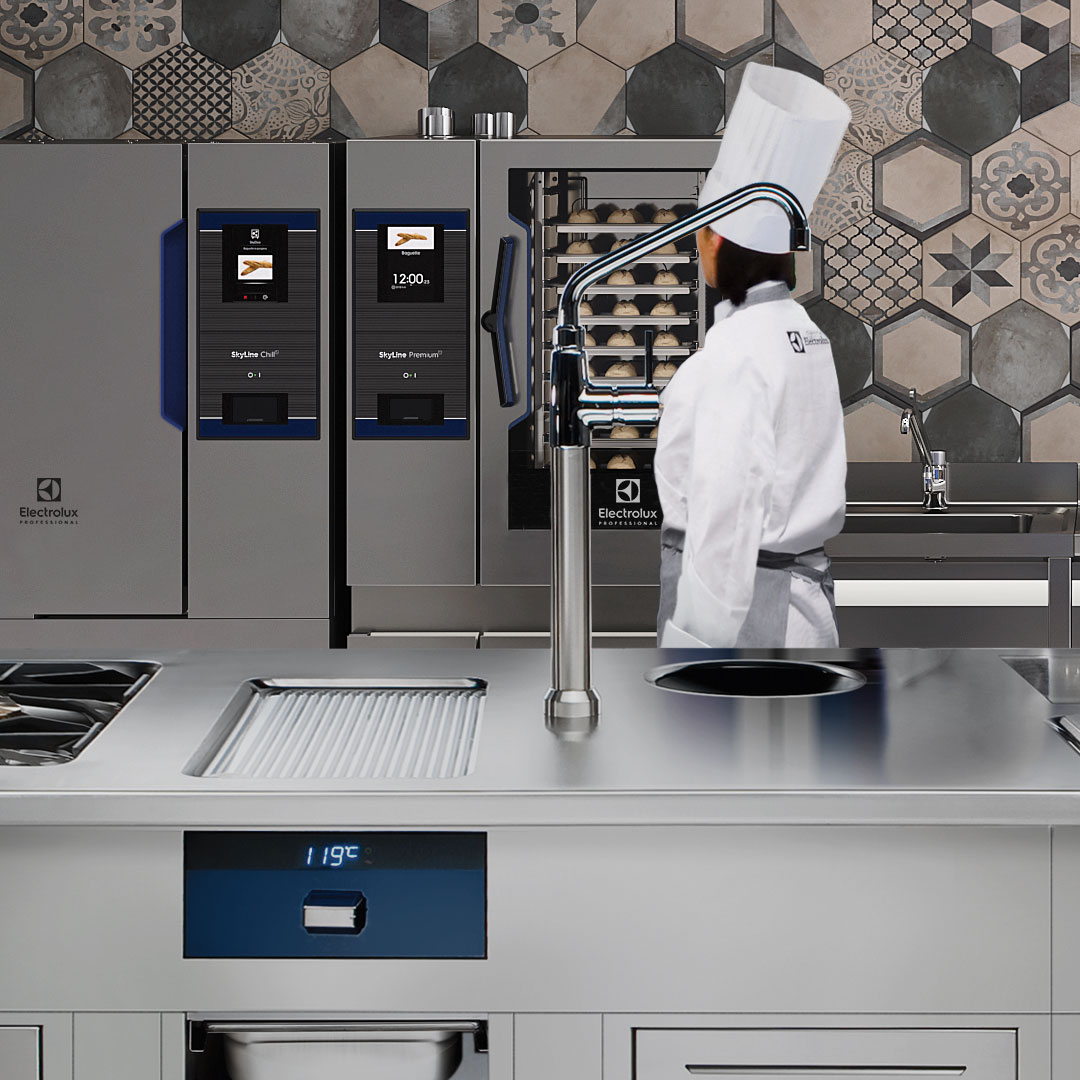 Electrolux Professional SkyLine combi oven installed in a modern commercial kitchen - Eurotec Australia