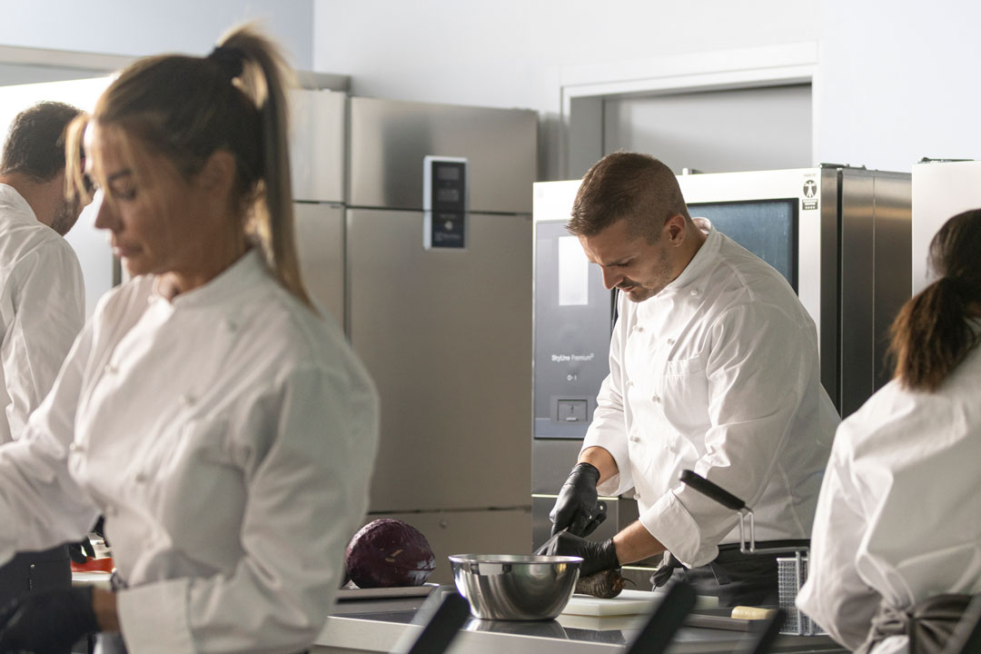 Electrolux Professional chefs cooking in their test kitchen