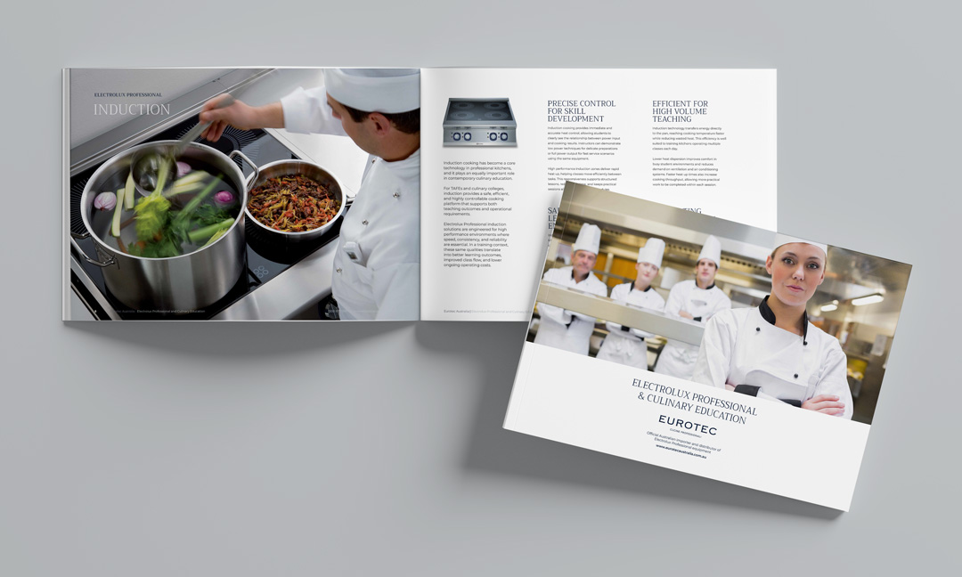Electrolux Professional training kitchen brochure for TAFE and culinary colleges | Eurotec Australia