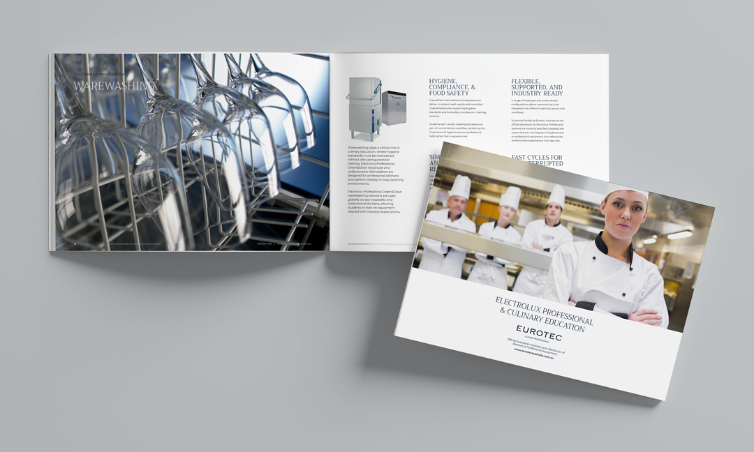 Electrolux Professional training kitchen brochure for TAFE and culinary colleges | Eurotec Australia