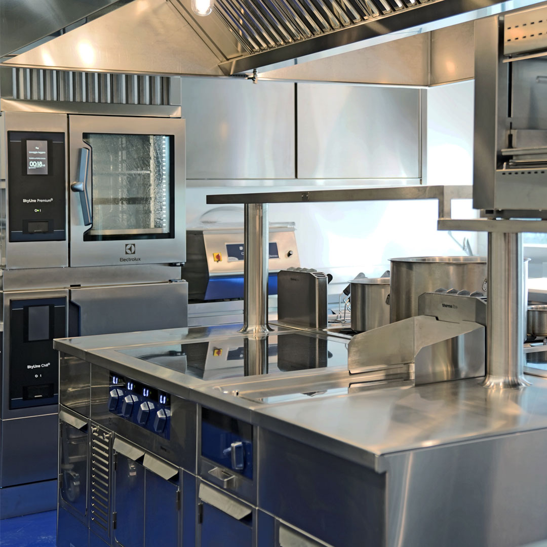 Electrolux Professional precise cooking equipment in commercial kitchen